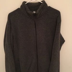 Men Fleece Long-Sleeve Full-Zip Jacket